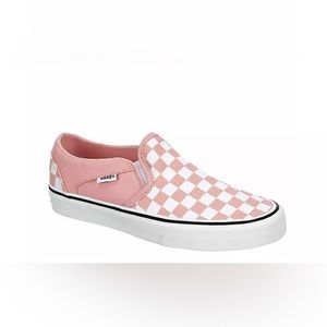 Pink Checkerboard Vans